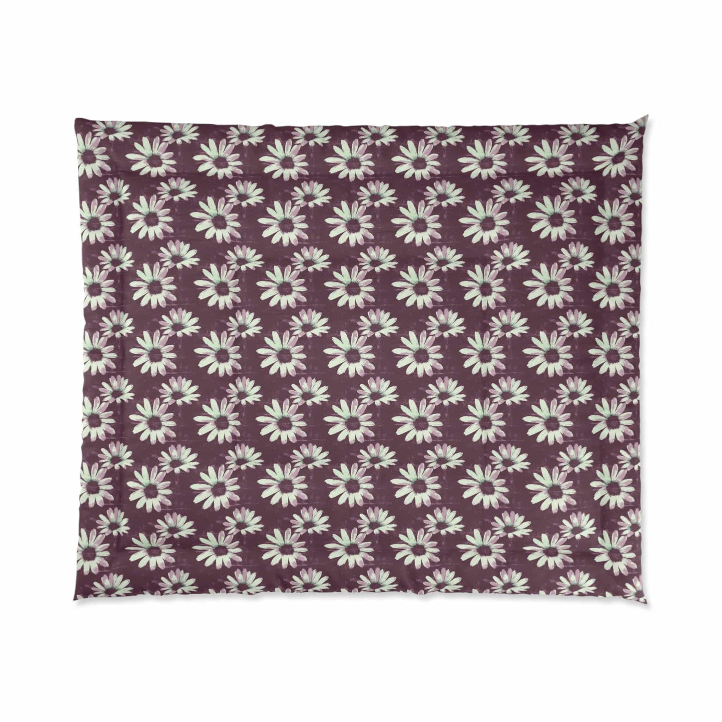 Purple Tide Petals Comforter