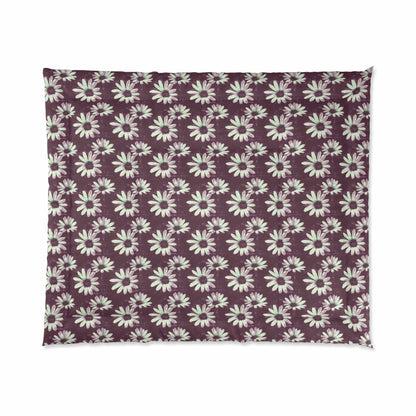 Purple Tide Petals Comforter