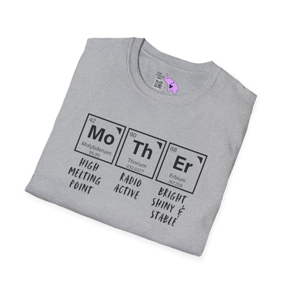 Mother Periodic Table Elements Adult T-shirt