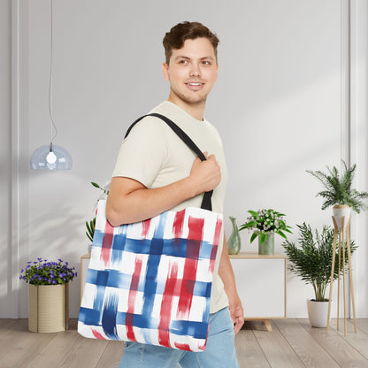 LIberty Strokes Canvas Tote Bag
