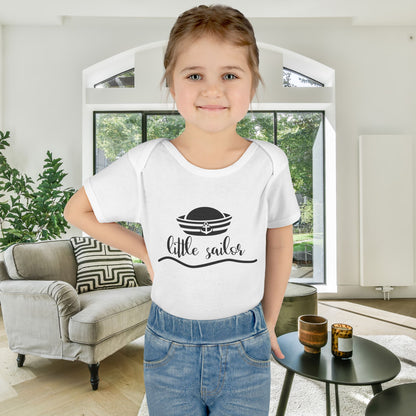 Little Sailor Baby Rib Bodysuit