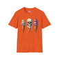 Ice Cream Cone Skull Adult T-shirt