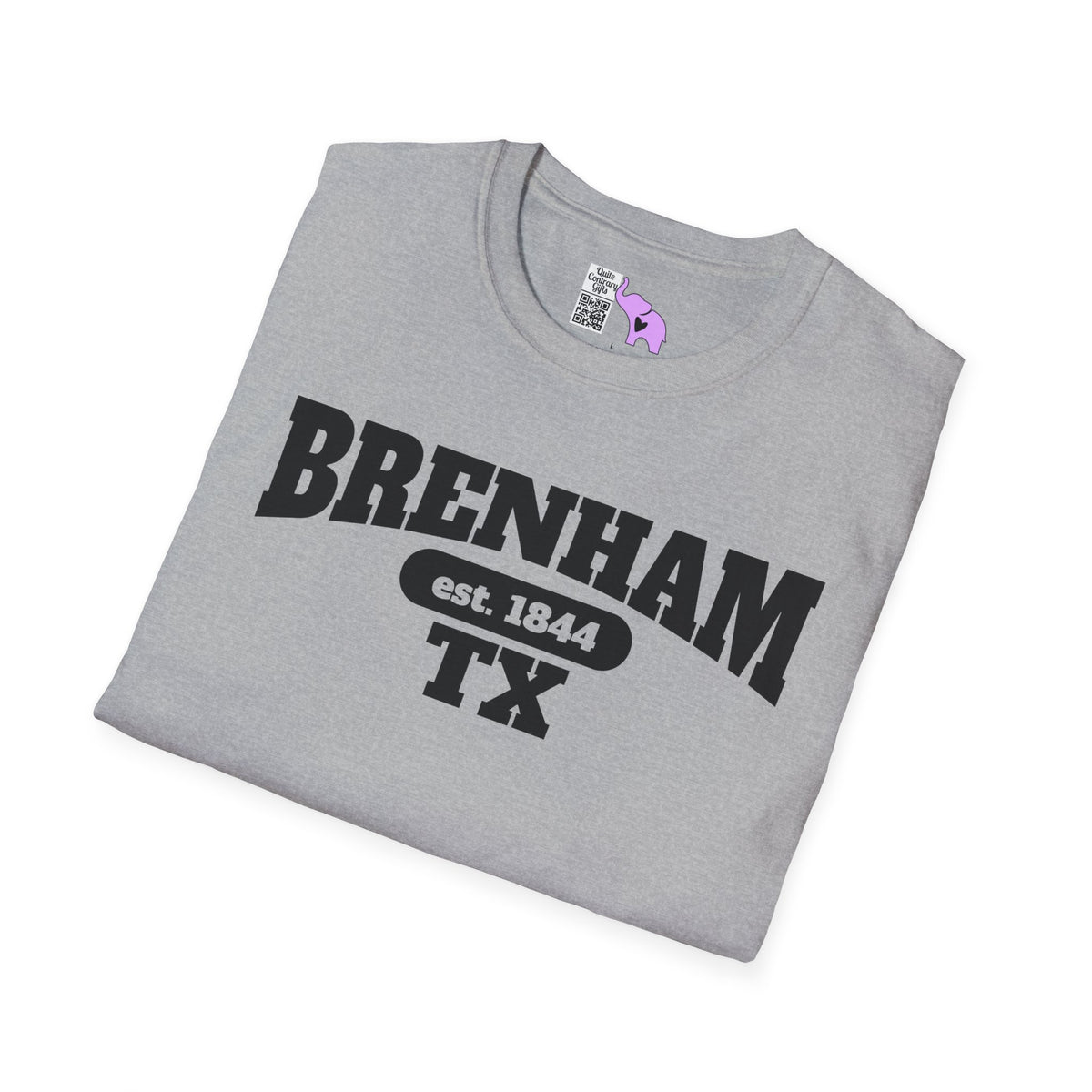 Brenham Tx Est. 1844 Adult T-shirt