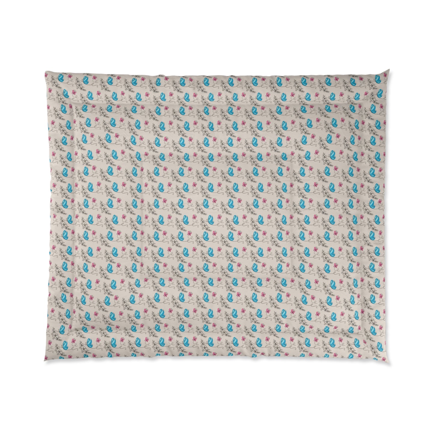 Butterfly Doodles Comforter