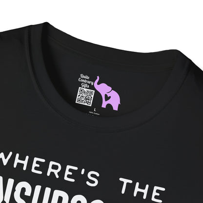 What's The Unsubscribe Button On Adulthood Adult T-shirt