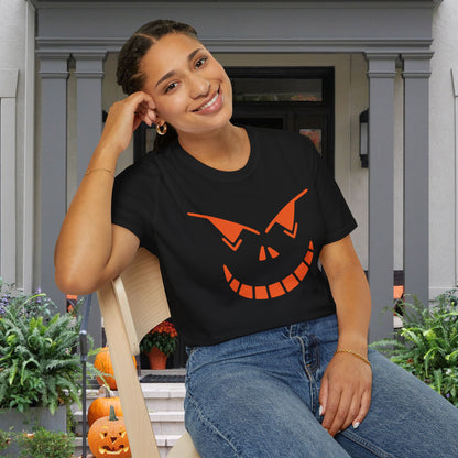 Spooky Jack-O-Lantern Adult Unisex Tshirt