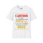 Caution My Son is a US Airman I've Been Known to Brag (Dad) Unisex Softstyle T-Shirt