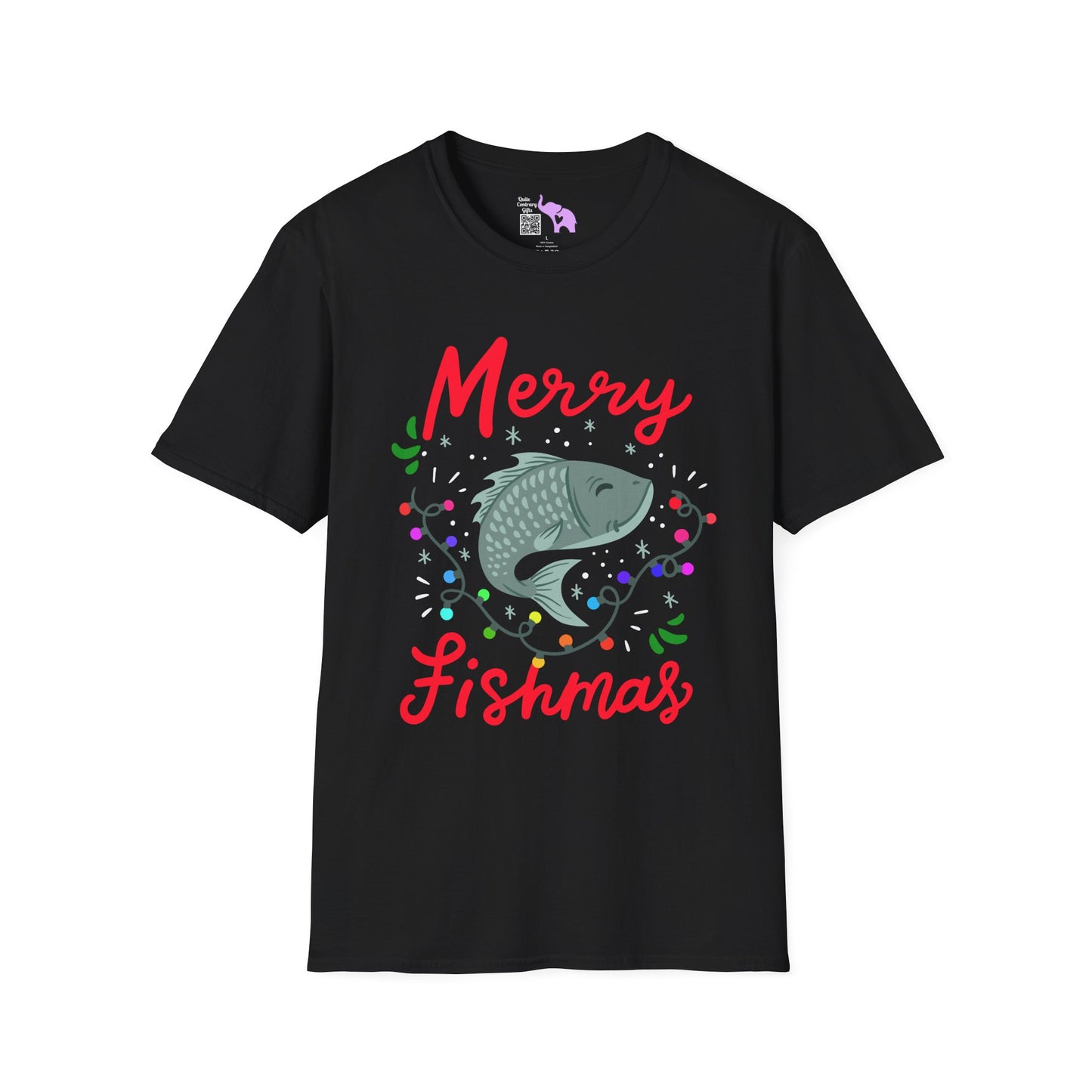 Merry Fishmas (Fish) Adult T-shirt