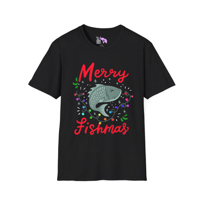 Merry Fishmas (Fish) Adult T-shirt