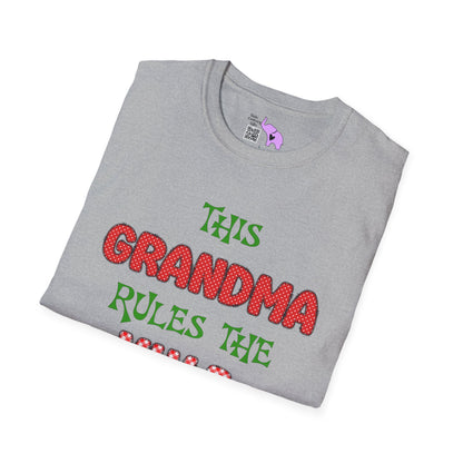 This Grandma Rules The Yule Adult T-shirt