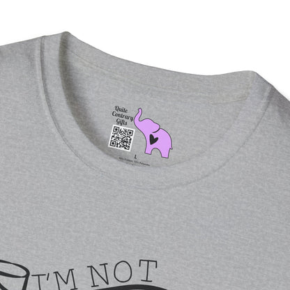 I'm Not Antisocial I'm Just Selectively Social Adult T-shirt