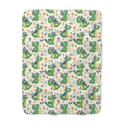 Roars & Giggles Sherpa Fleece Blanket