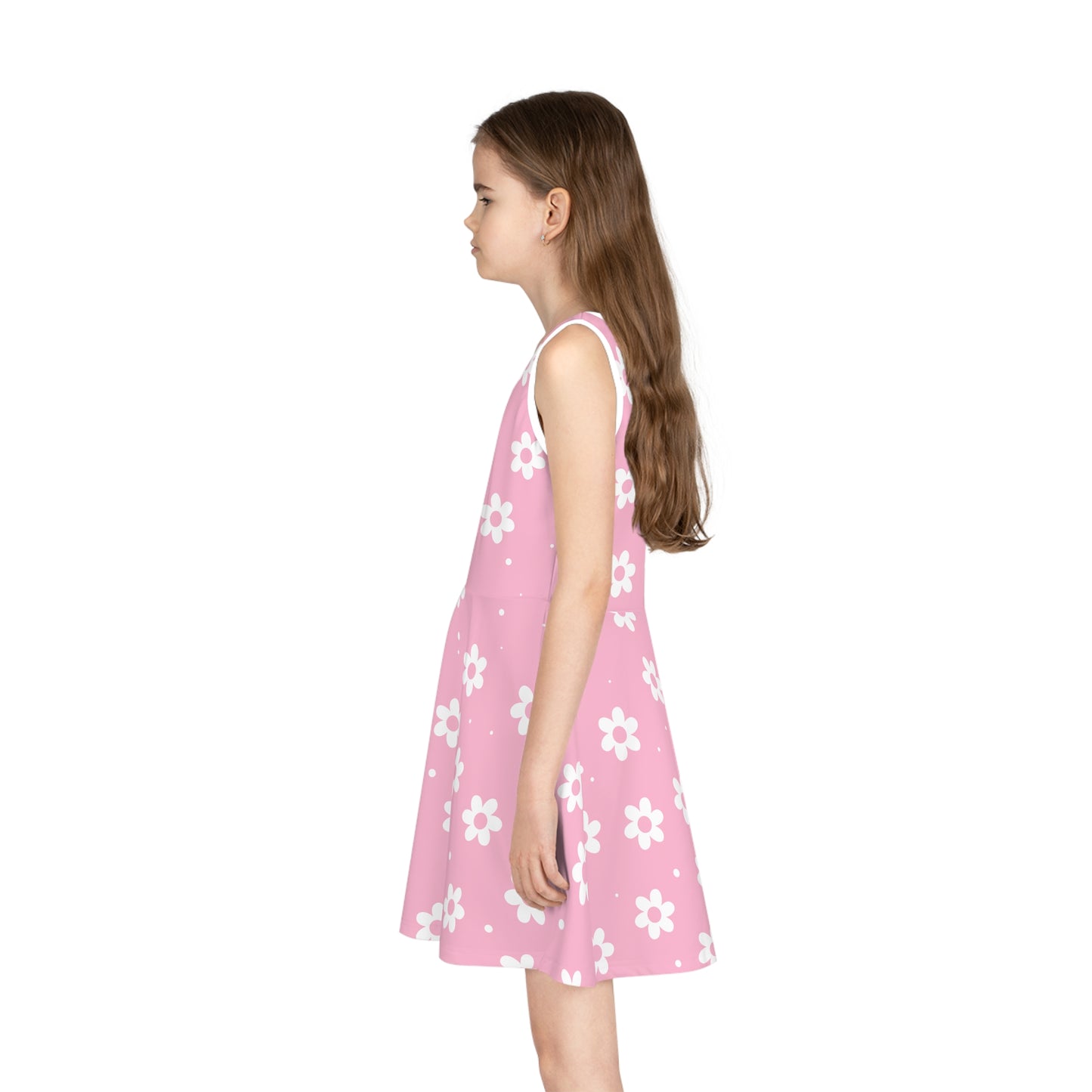 Pretty Petals & Dots Girls' Sleeveless Sundress