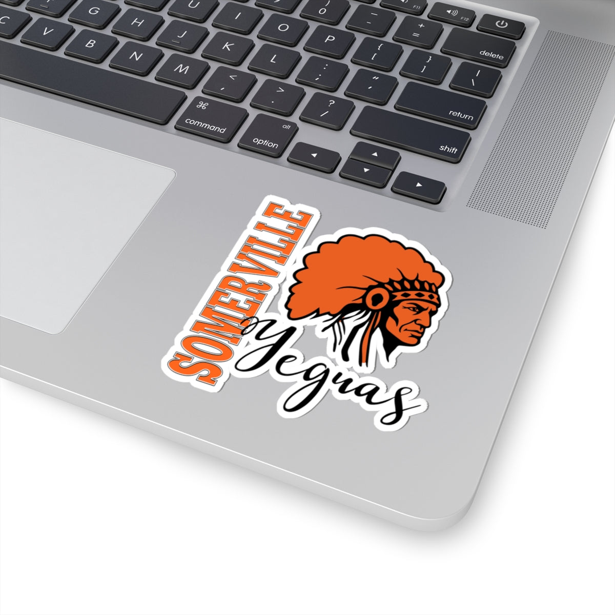 Somerville Vertical Fury, Black Kiss-Cut Decal