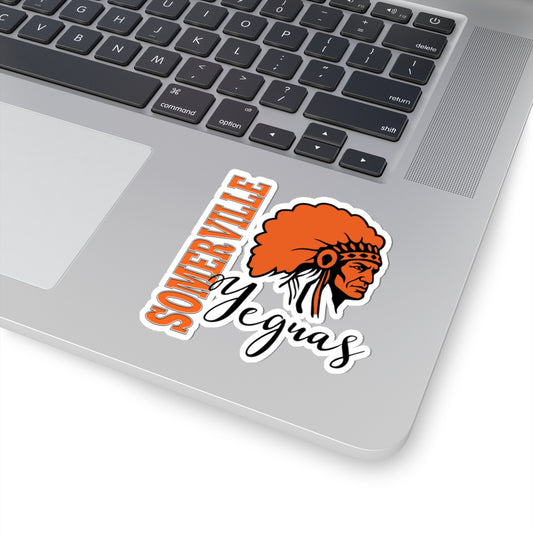 Somerville Vertical Fury, Black Kiss-Cut Decal