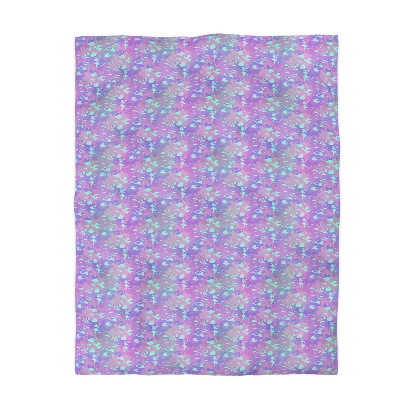 Lavender Mist Camo Duvet Bedding Set