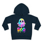 Neon Ghostly Boo Toddler Hoodie