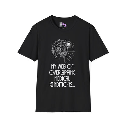 My Web of Overlapping Medical Conditions Adult T-shirt