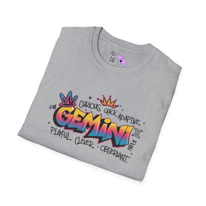 Gemini Street Art Adult T-shirt