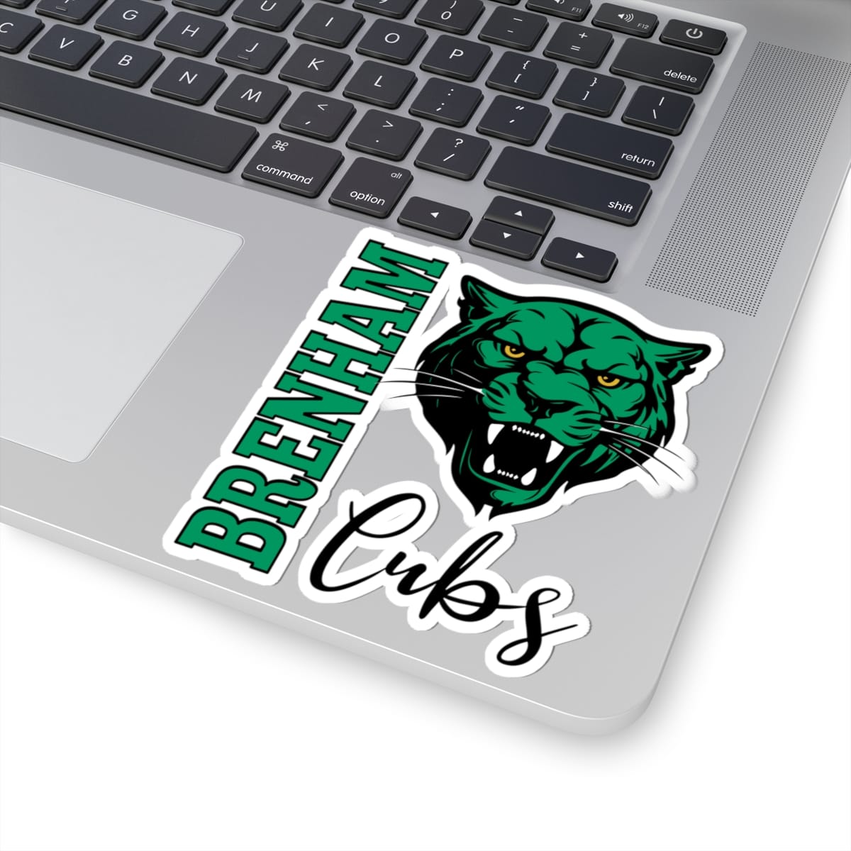 Brenham Vertical Fury, Black Kiss-Cut Decal