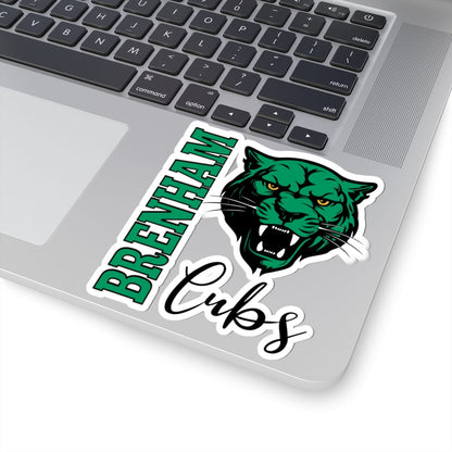 Brenham Vertical Fury, Black Kiss-Cut Decal