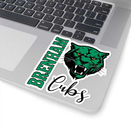 Brenham Vertical Fury, Black Kiss-Cut Decal