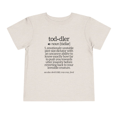 Funny Toddler Definition Toddler Tee