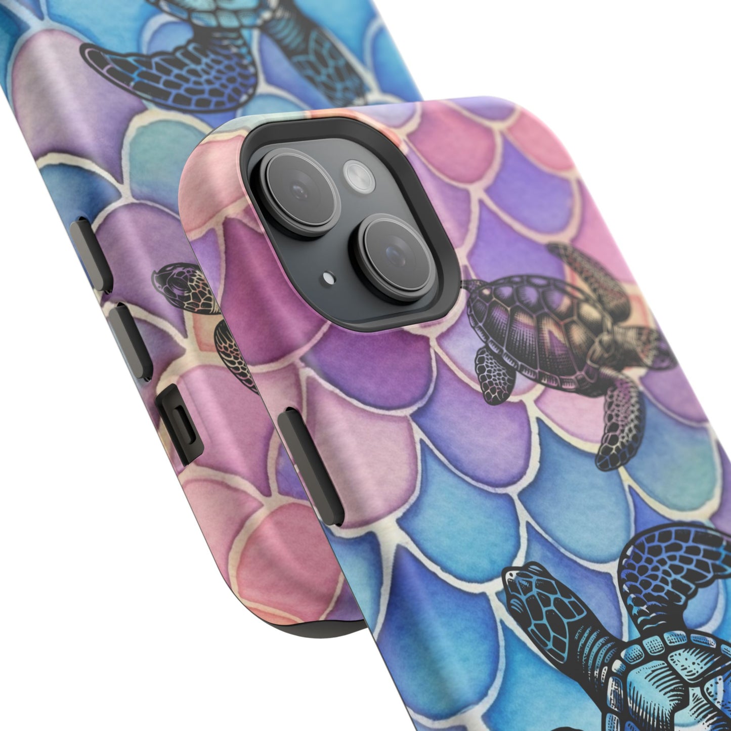 Sea Turtle Silhouette MagSafe® Compatible Tough Case for iPhone