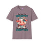 You Think I'm Sarcastic... Cute Cow Adult T-shirt
