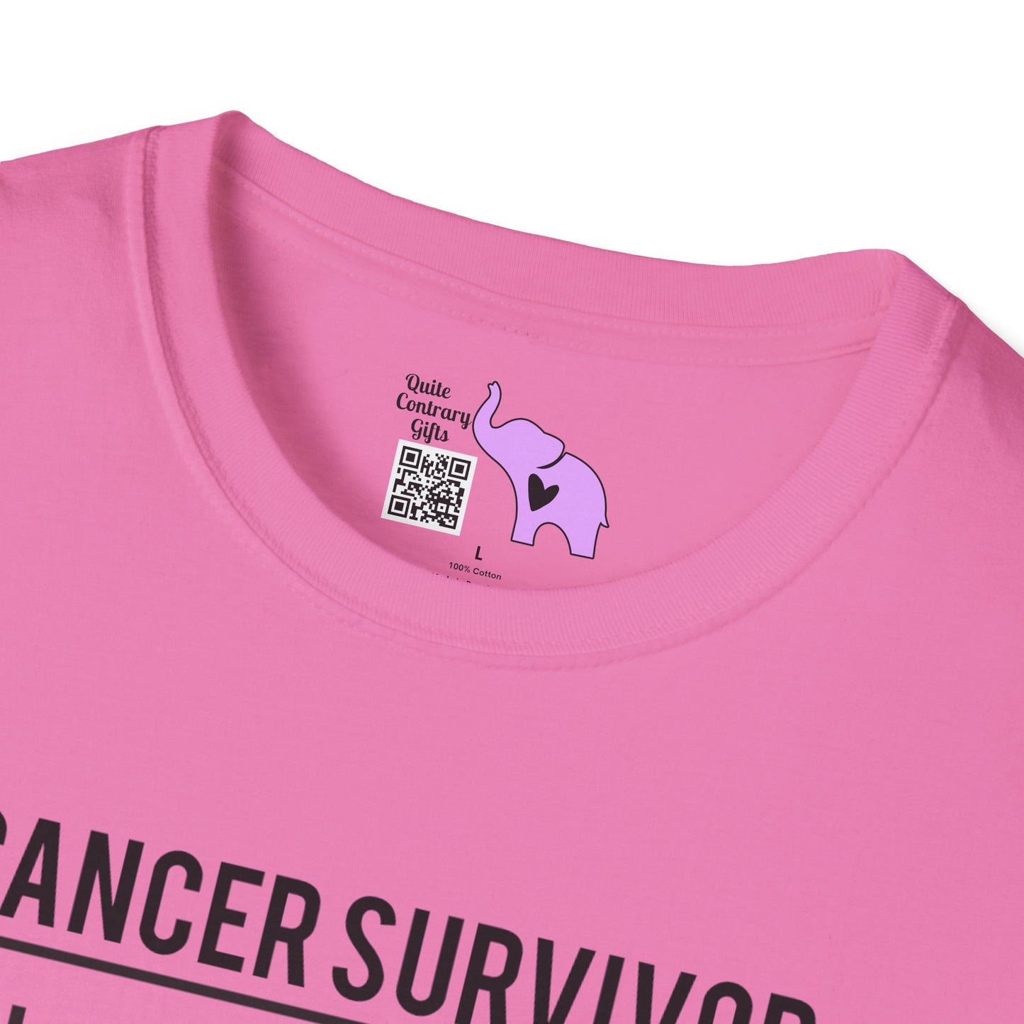 Cancer Survivor Nutrition Facts Adult T-shirt