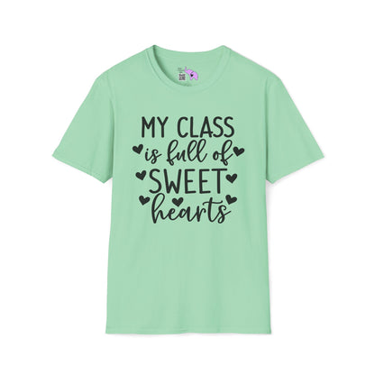 My Class is Full of Sweet Hearts Adult T-shirt
