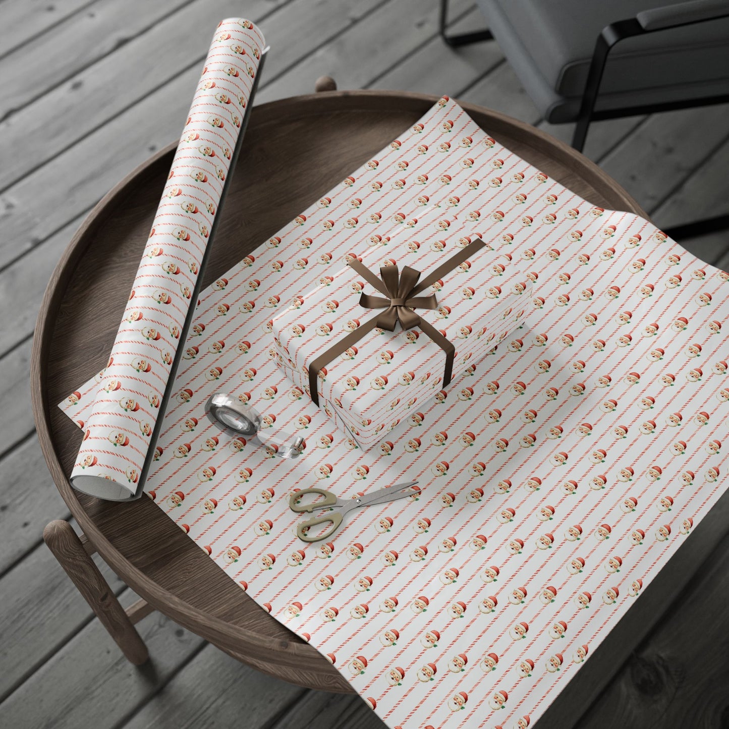 Claus & Canes Wrapping Paper