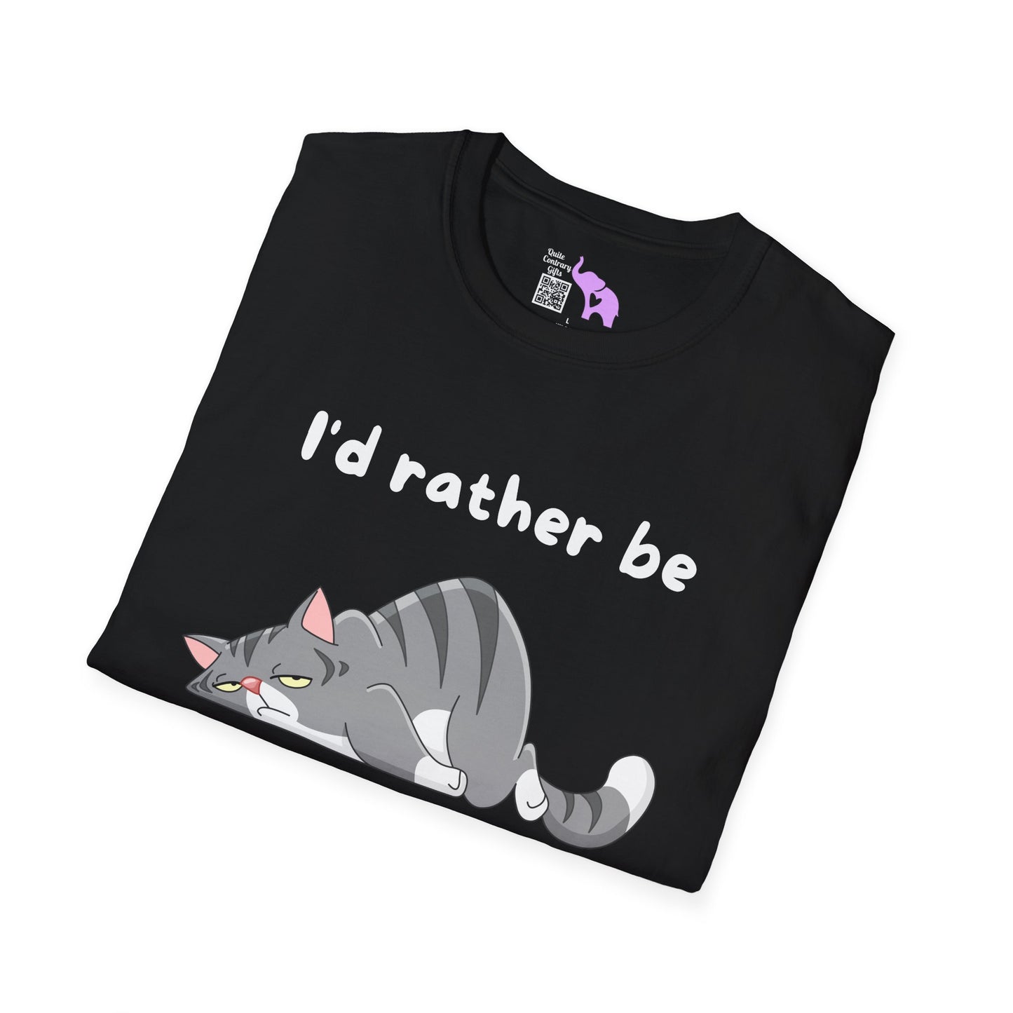 I'd Rather Be a Cat Adult T-shirt