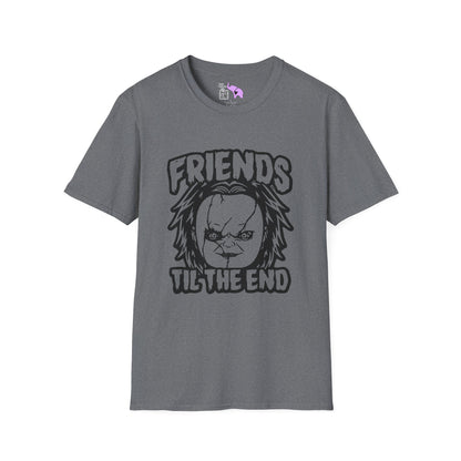 Chucky Friends Til The End Adult T-shirt