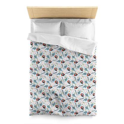 Home Run Heroes Microfiber Duvet Cover