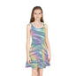 Pastel Mirage Girls' Sleeveless Sundress
