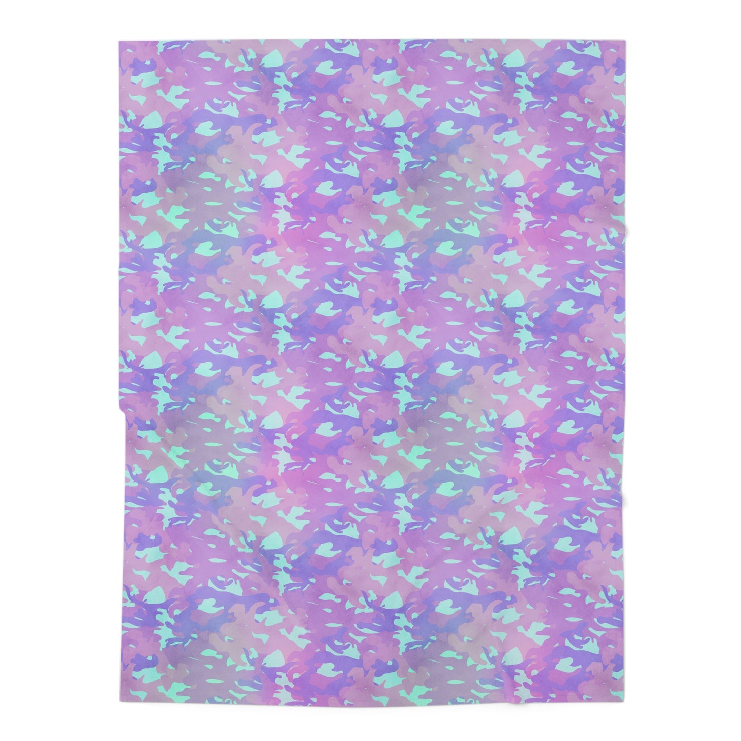 Lavender Mist Camo Baby Swaddle Blanket
