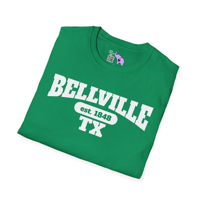 Bellville Tx Est. 1848 Adult T-shirt