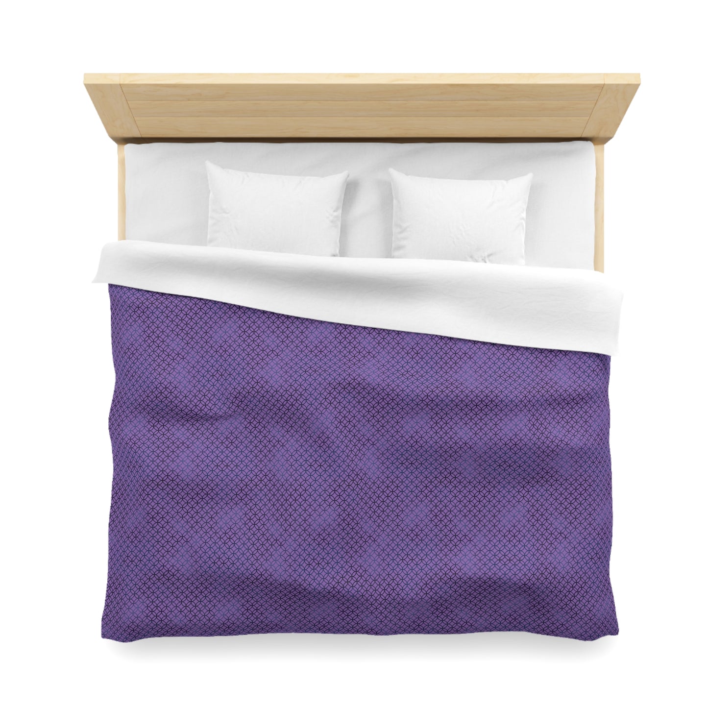 Amethyst Interlock Microfiber Duvet Cover