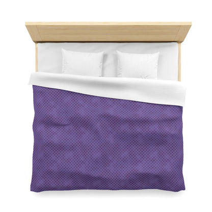 Amethyst Interlock Microfiber Duvet Cover