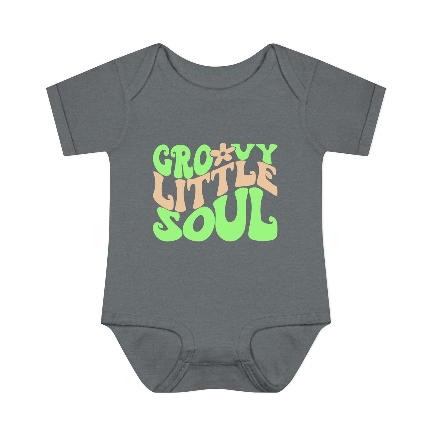 Groovy Little Soul Infant Baby Rib Bodysuit