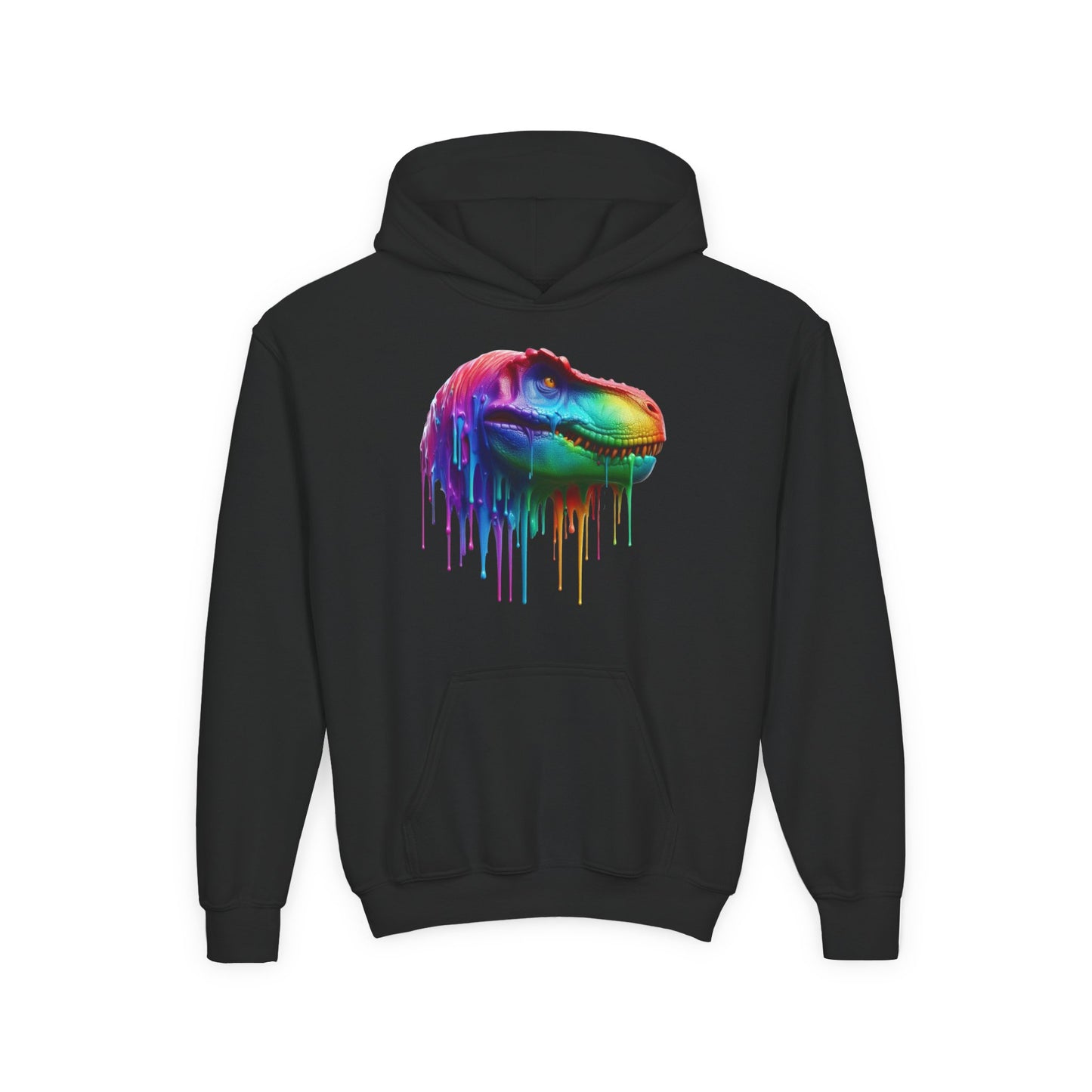 Colorful Dinosaur Youth Hoodie