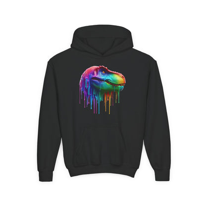 Colorful Dinosaur Youth Hoodie