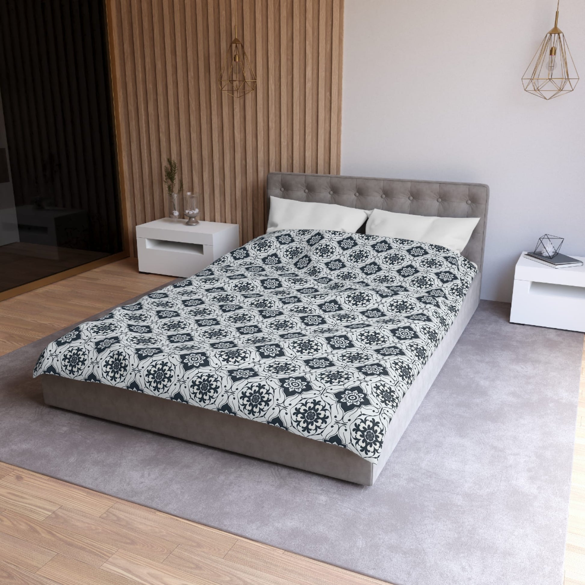 Lisbon Noir Duvet Bedding Set
