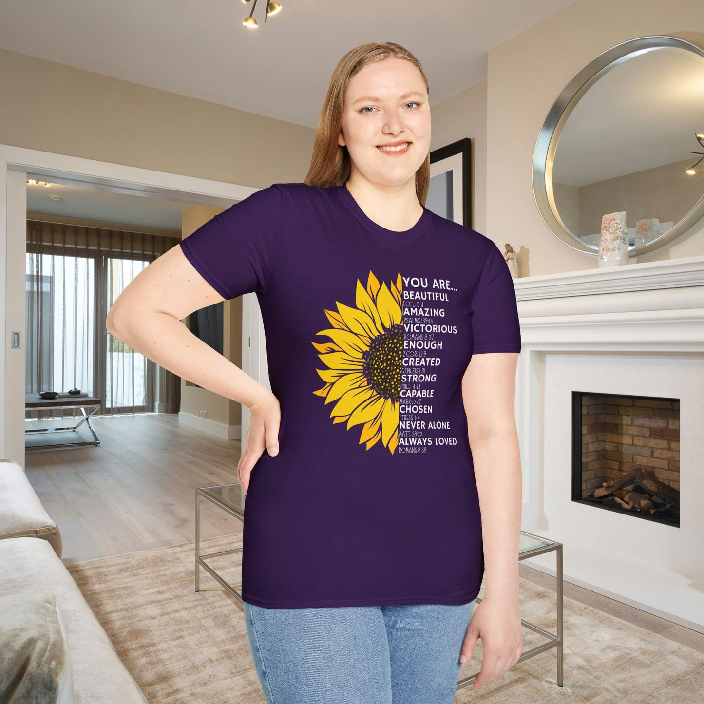 You Are... (Sunflower) Adult T-shirt