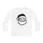 Santa Face Youth Long Sleeve Tee