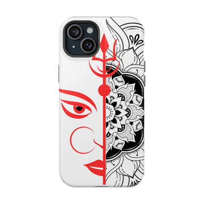 Goddess Durga Mata w/Mandala MagSafe® Compatible Tough Case for iPhone