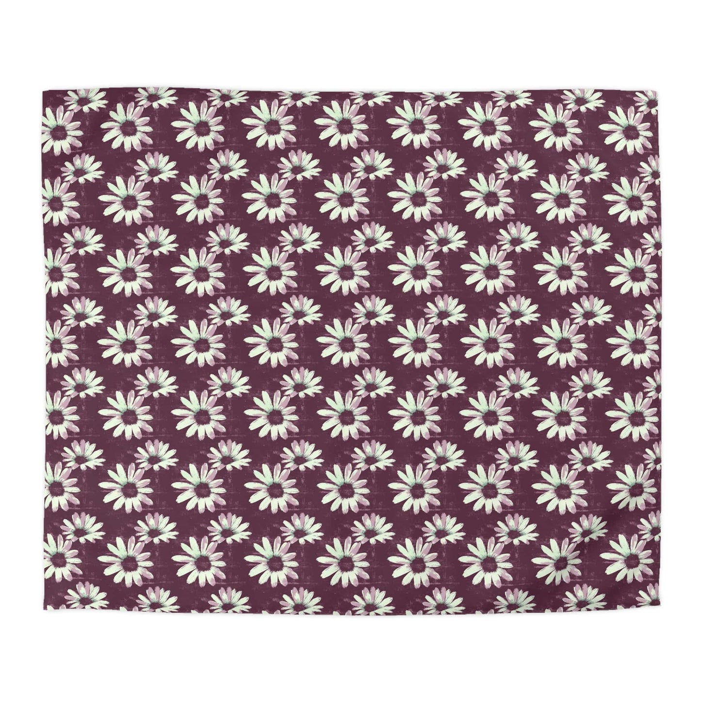 Purple Tide Petals Microfiber Duvet Cover