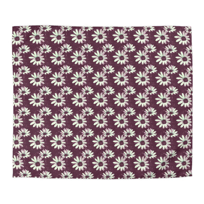 Purple Tide Petals Microfiber Duvet Cover