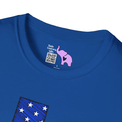 Texas American Flag 2 Adult T-shirt